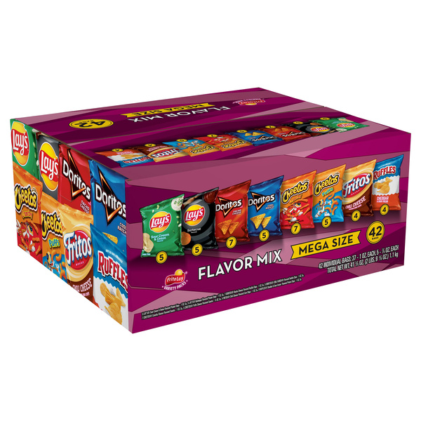Frito Lay Flavor Mix Variety Pack Mega Size 42Ct | Hy-Vee Aisles