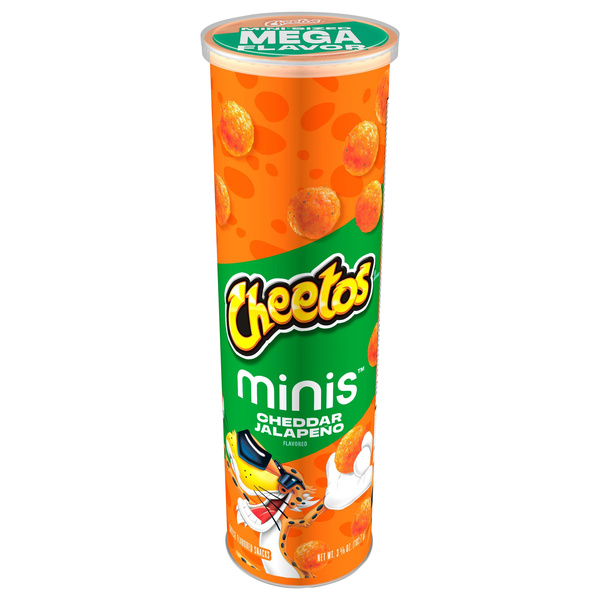 Cheetos Minis Cheese Flavored Snacks Cheddar Jalapeno Flavored 3 5