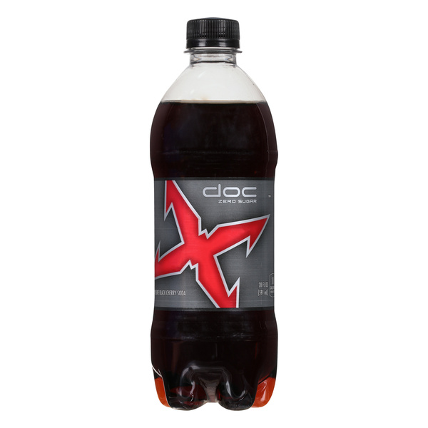 Doc X Explosive Zero Sugar Black Cherry Soda 20 oz | Hy-Vee Aisles