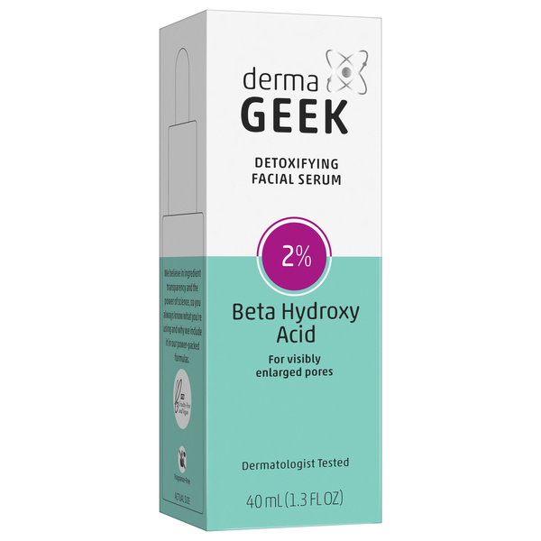 Derma Geek Detoxifying Facial Serum 2% Beta Hydroxy Acid, image courtesy of Hy-Vee