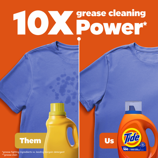 Tide Liquid Laundry Detergent, Original, 64 Loads, He Compatible
