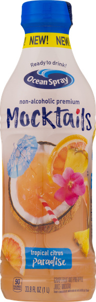 Ocean Spray Non-alcoholic Tropical Citrus Paradise Mocktails | Hy