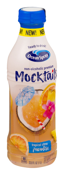 Ocean Spray Non-alcoholic Tropical Citrus Paradise Mocktails | Hy
