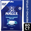 Halls Mentho-Lyptus Cough Suppressant/Oral Anesthetic Menthol Drops