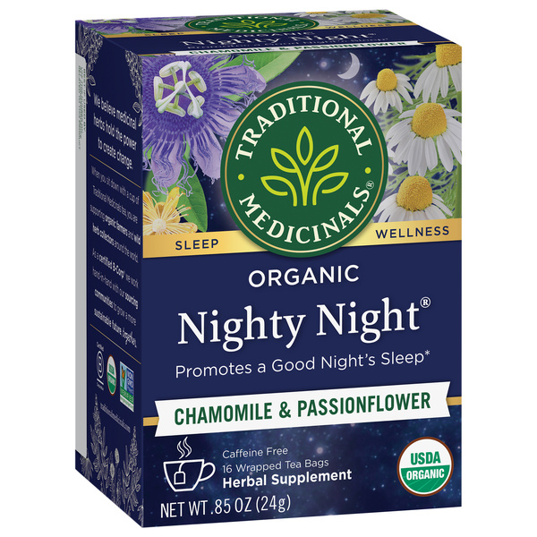 Traditional Medicinals Relaxation Teas Organic Nighty Night | Hy