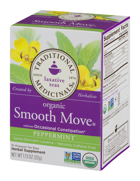 Traditional Medicinals Laxative Teas Organic Smooth Move