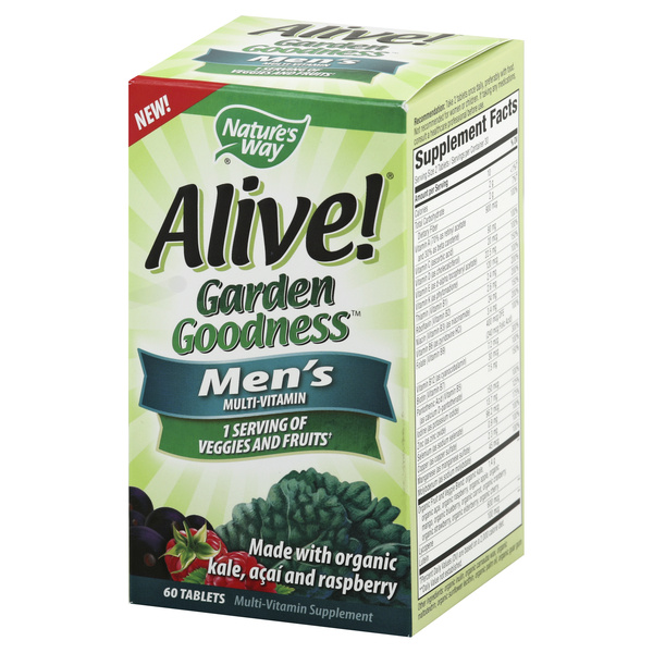 Nature's Way Alive Garden Goodness Men's Multivitamin Tablets | Hy