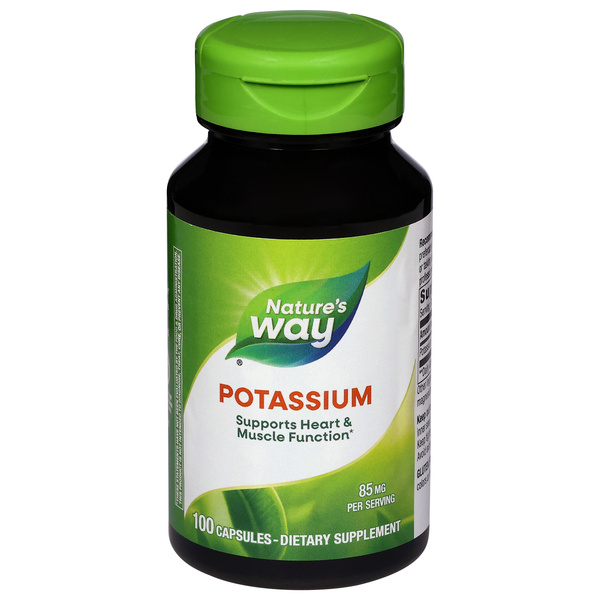 Nature's Way Potassium Complex, 99 Mg Potency, Capsules | Hy-Vee Aisles ...