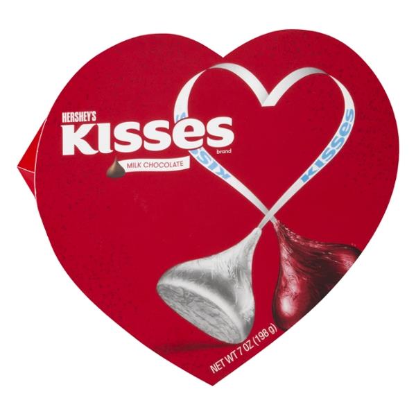 Hershey's Kisses Valentine's Heart Box Milk Chocolate | Hy-Vee