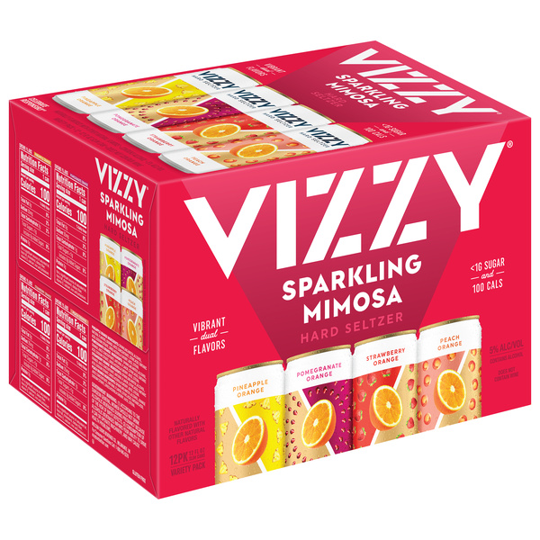 Vizzy Mimosa Hard Seltzer Variety Pack 12Pk | Hy-Vee Aisles Online