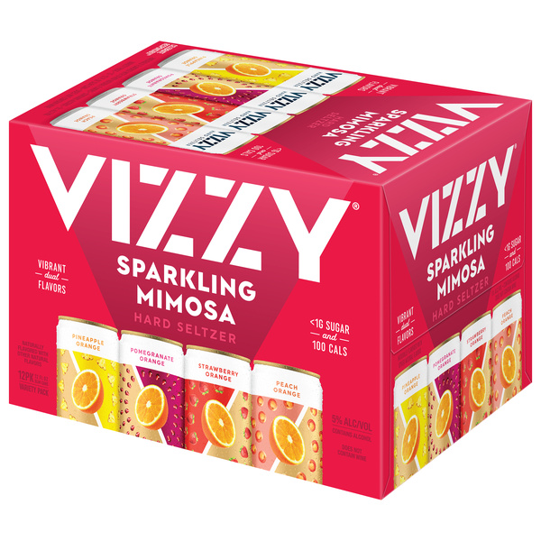 Vizzy Mimosa Hard Seltzer Variety Pack 12Pk | Hy-Vee Aisles Online
