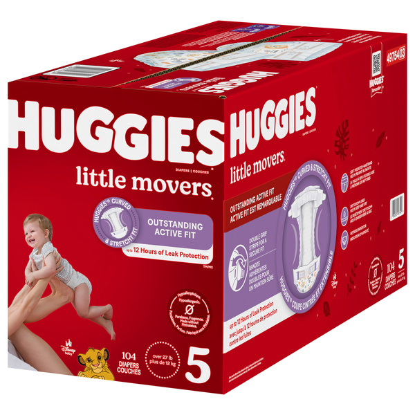 Huggies Little Movers Size 5 Huge Pack | Hy-Vee Aisles Online