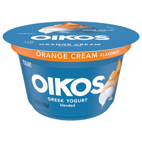 Dannon Oikos Single Serve Greek Yogurt Orange Cream Traditional