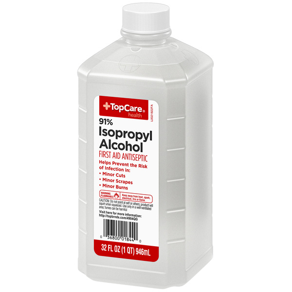 Topcare First Aid Antiseptic, 91% Isopropyl Alcohol | Hy-Vee