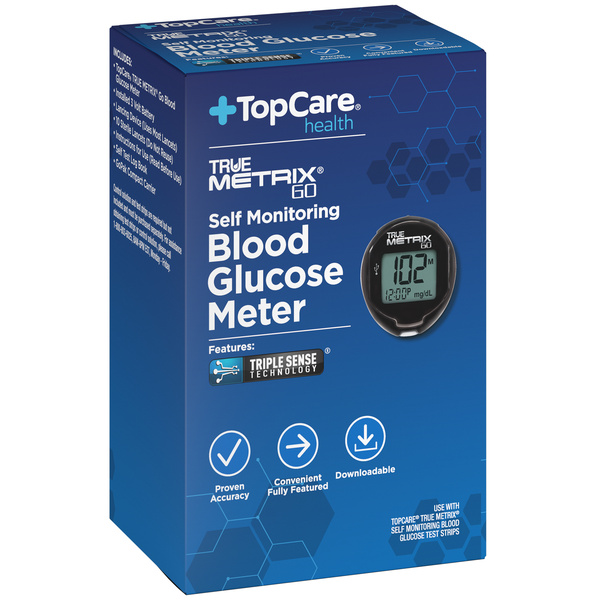 TopCare True Metrix Go, Self Monitoring Blood Glucose Meter | Hy