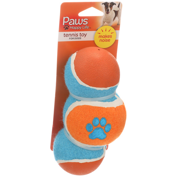 Paws Happy Life Tennis Ball Toy for Dogs Makes Noise | Hy-Vee