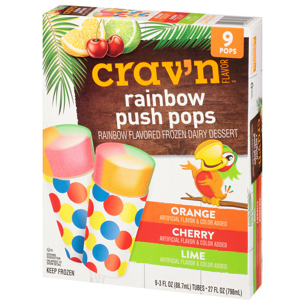 Crav'n Flavor Rainbow Push Pops 9-3 fl oz | Hy-Vee Aisles Online