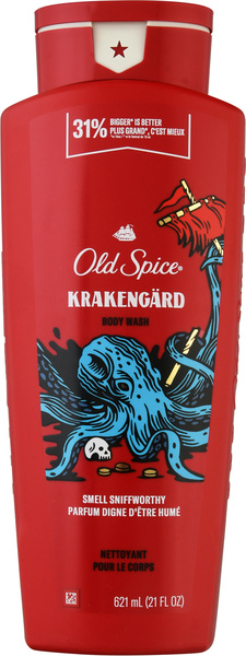 Old Spice Wild Collection Krakengard Scent Body Wash for Men | Hy
