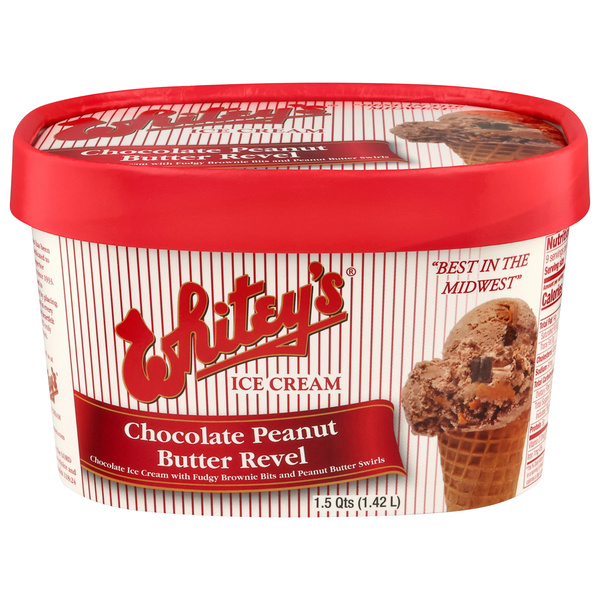 Whitey's Ice Cream Chocolate Peanut Butter Revel | Hy-Vee Aisles