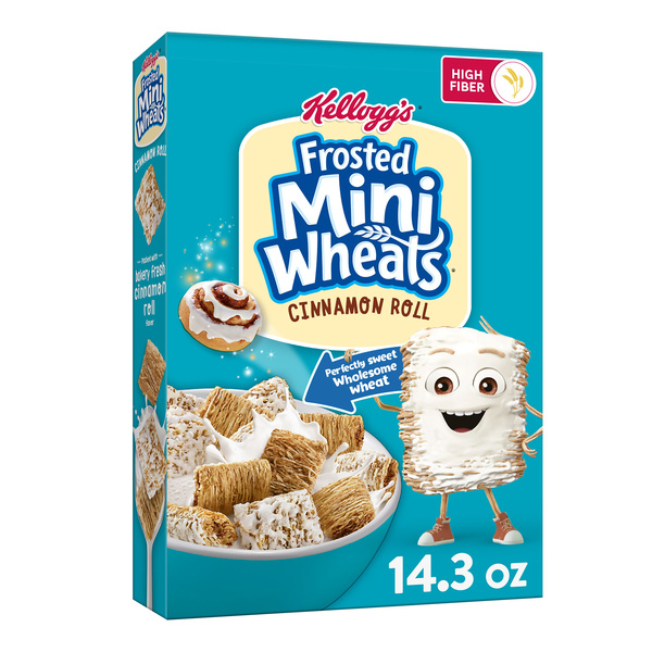 Kellogg's Frosted Mini Wheats Cinnamon Roll Cereal | Hy-Vee Aisles