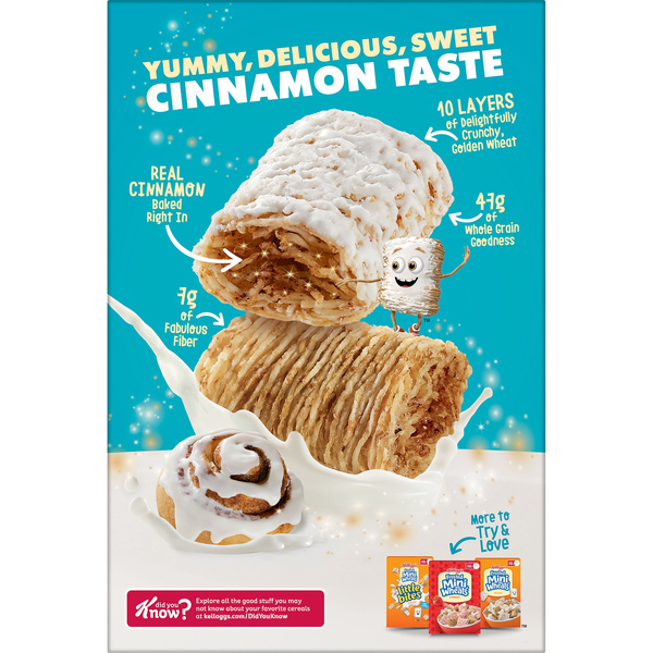 Kellogg's Frosted Mini Wheats Cinnamon Roll Cereal | Hy-Vee Aisles