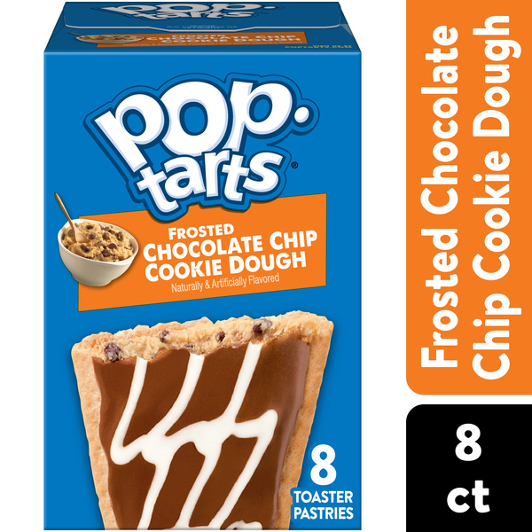 Pop-Tarts Toaster Pastries Frosted Chocolate Chip Cookie Dough