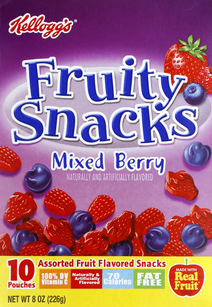Kellogg's Fruit Snacks Mixed Berry 10-0.8 oz Pouches | Hy-Vee