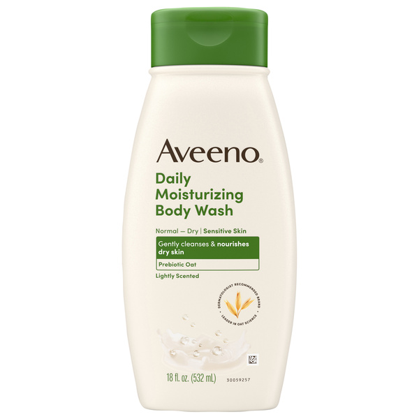 Aveeno Daily Moisturizing Body Wash, Light Fragrance, 18 Fl. Oz