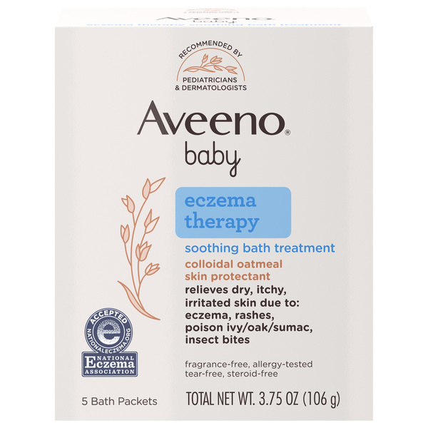 Aveeno Baby Eczema Therapy Soothing Bath Treatment 5 CT | Hy-Vee