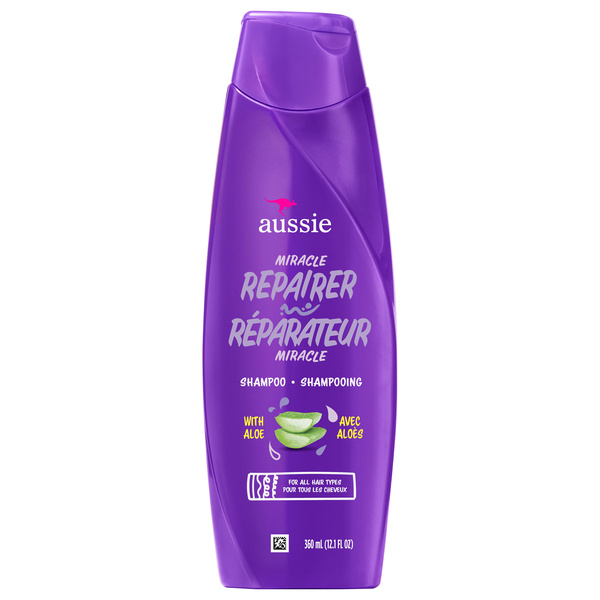 Aussie Miracle Repairer Shampoo with Aloe for All Hair Types