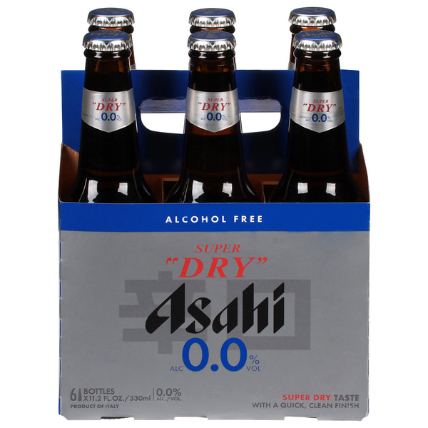 Asahi Super Dry Alcohol Free, 6Pk | Hy-Vee Aisles Online Grocery