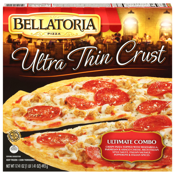 Bellatoria Ultra Thin Crust Ultimate Combo Pizza | Hy-Vee Aisles