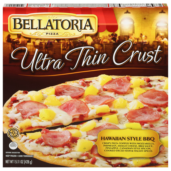 Bellatoria Ultra Thin Crust Hawaiian Style BBQ Pizza | Hy-Vee