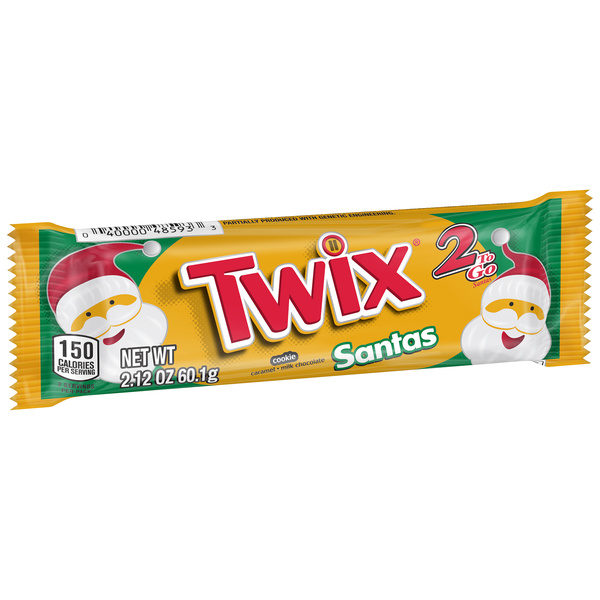 Twix Caramel Christmas Santa 2 To Go 2.12 Ounce | Hy-Vee Aisles