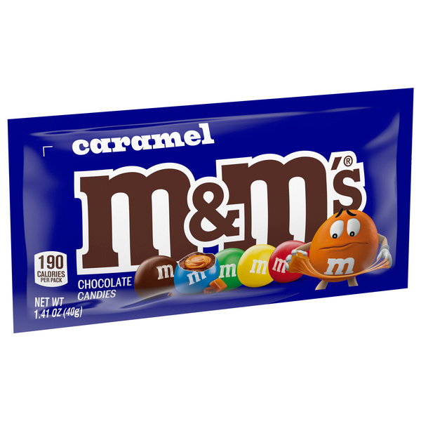 M&M'S Caramel Chocolate Candy Singles Size Candy Pouch | Hy-Vee