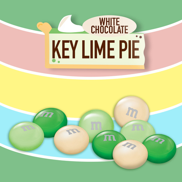 M&M'S White Chocolate Key Lime Pie Easter Candy, Share Size, 2.47