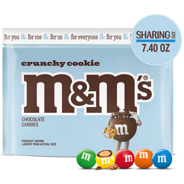 M&M's M&M'S Crunchy Cookie Milk Chocolate Candy Bag | Hy-Vee