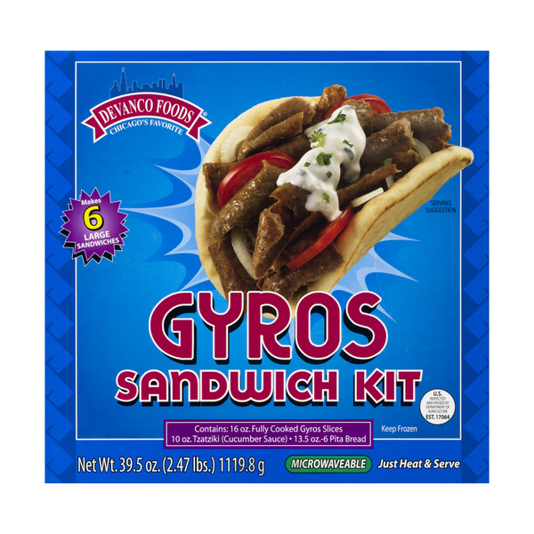 Devanco Foods Gyros Sandwich Kit 1 ea | Hy-Vee Aisles Online