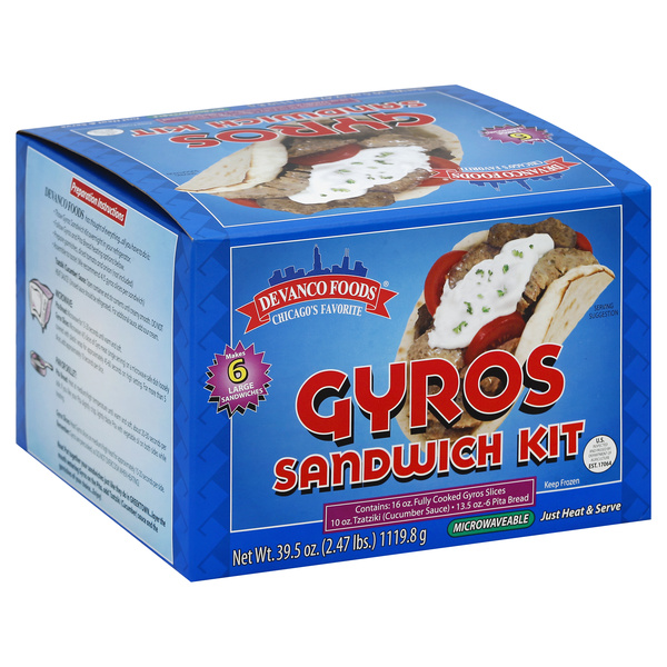 Devanco Foods Gyros Sandwich Kit 1 ea | Hy-Vee Aisles Online