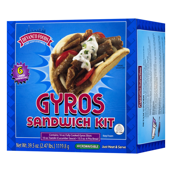 Devanco Foods Gyros Sandwich Kit 1 ea | Hy-Vee Aisles Online