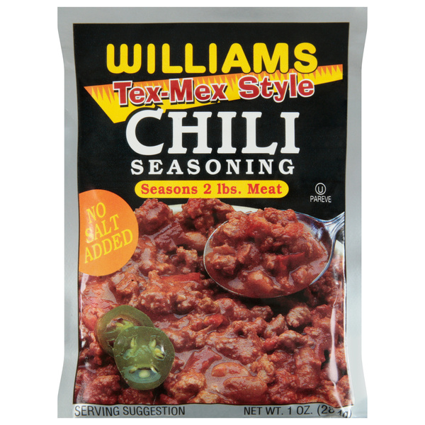 Chilli マイアミスパイス 5050 5'7 Williams Tex-Mex Style Chili Seasoning | Hy-Vee Aisles Online