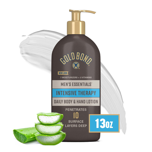 Gold Bond Men's Essentials Intensive Therapy Lotion, With Aloe