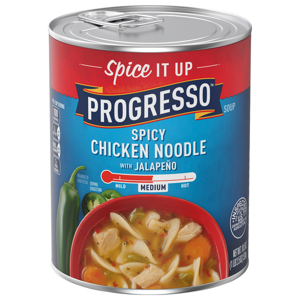 Progresso Soup, Spicy Chicken Noodle With Jalapeno, Medium | Hy