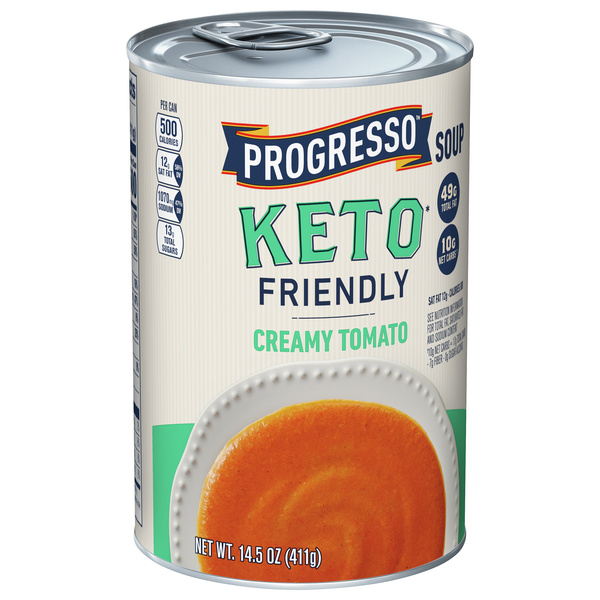 Progresso Keto-Friendly Creamy Tomato Canned Soup, Ready To Serve