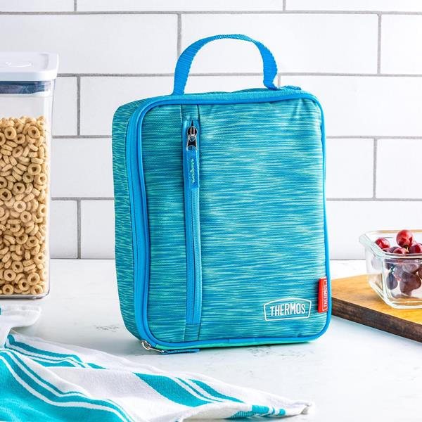 Thermos Upright Lunch Kit in Teal Marble
