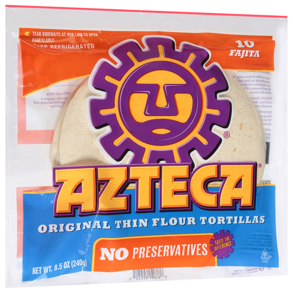 Azteca Taco Size Flour Tortillas 10Ct | Hy-Vee Aisles Online