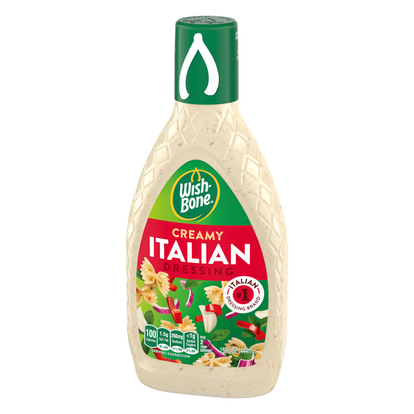 wishbone italian salad dressing Wish-Bone Zesty Robusto - 15 Fl Oz but it also contains no artificial preservatives or flavors Wish-Bone Italian Salad Dressing, 8