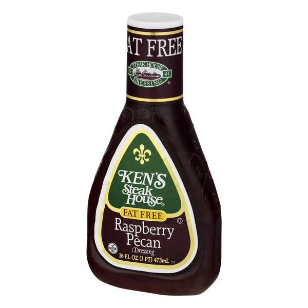 Ken's Steak House Fat Free Raspberry Pecan Salad Dressing 16 fl oz