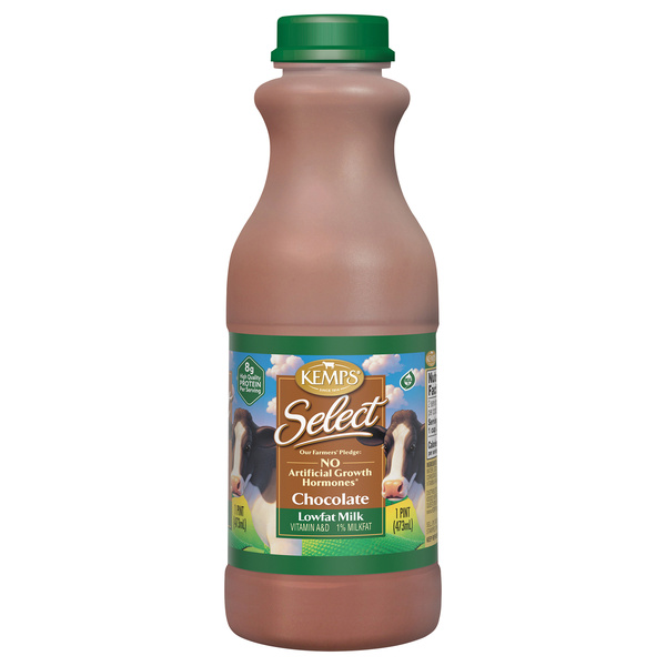 Kemps Select 1% Chocolate Milk Pint | Hy-Vee Aisles Online Grocery