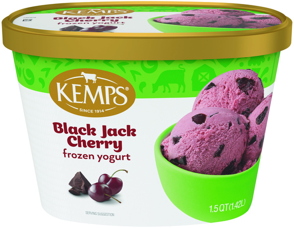 Kemps Low Fat Black Jack Cherry Frozen Yogurt | Hy-Vee Aisles